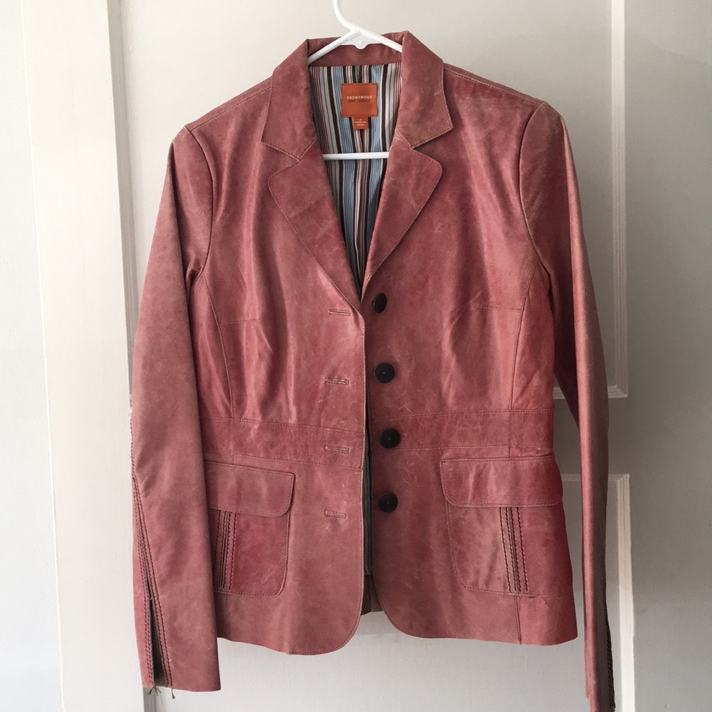 Leather Blazer
